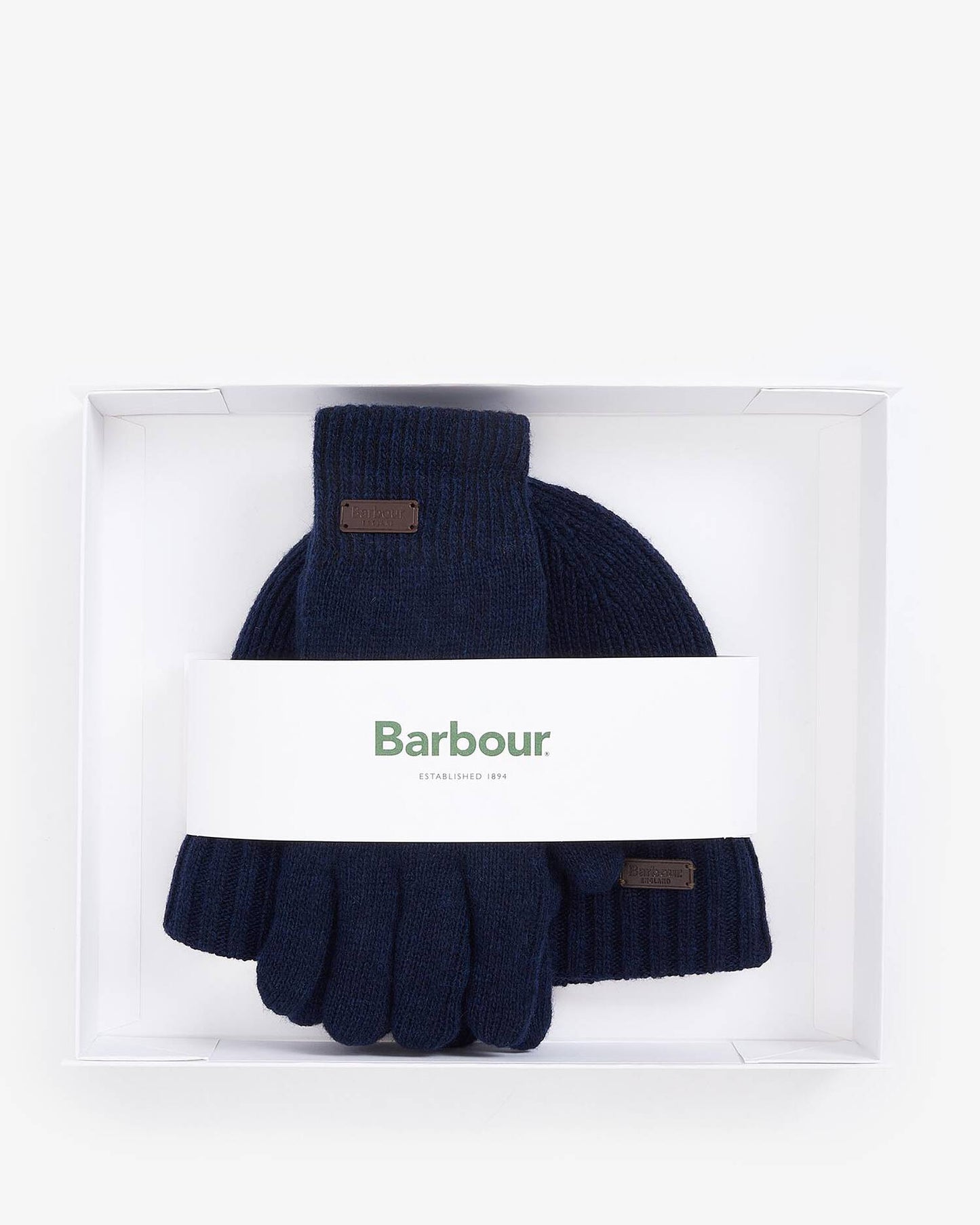 Barbour Carlton Beanie and Gloves Gift Set