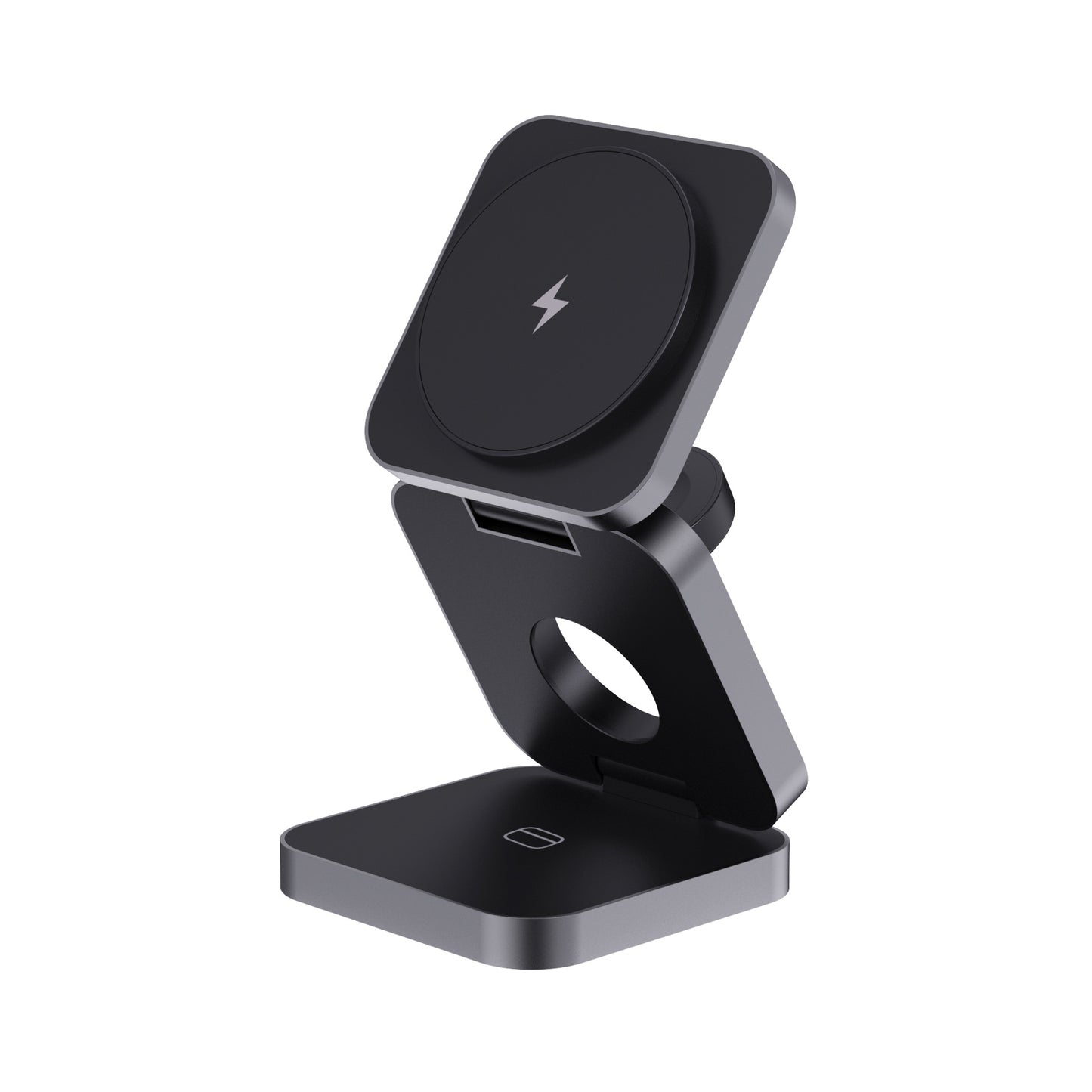 Terra RCS recycled aluminum foldable 3 in 1 15W charger
