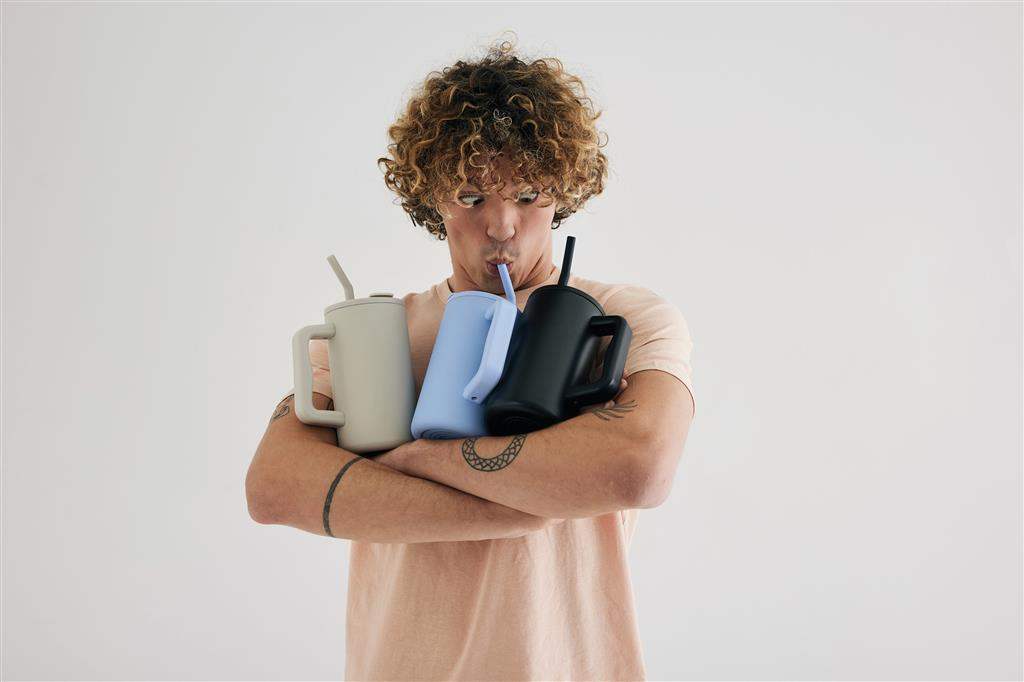 Cube RCS certified recycled steel mug 800ml