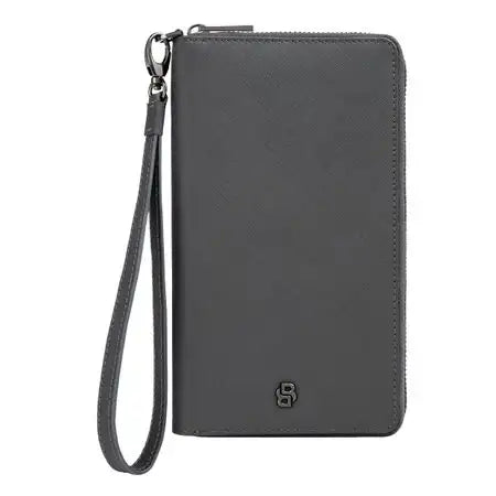 Double B Saffiano Passport Wallet by Hugo Boss