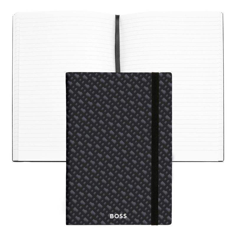 Hugo Boss Monogram A5 Lined Notebook