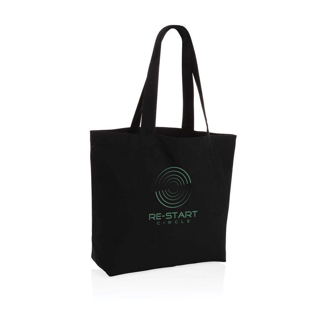 Impact Aware™ 240 gsm rcanvas shopper with pocket undyed