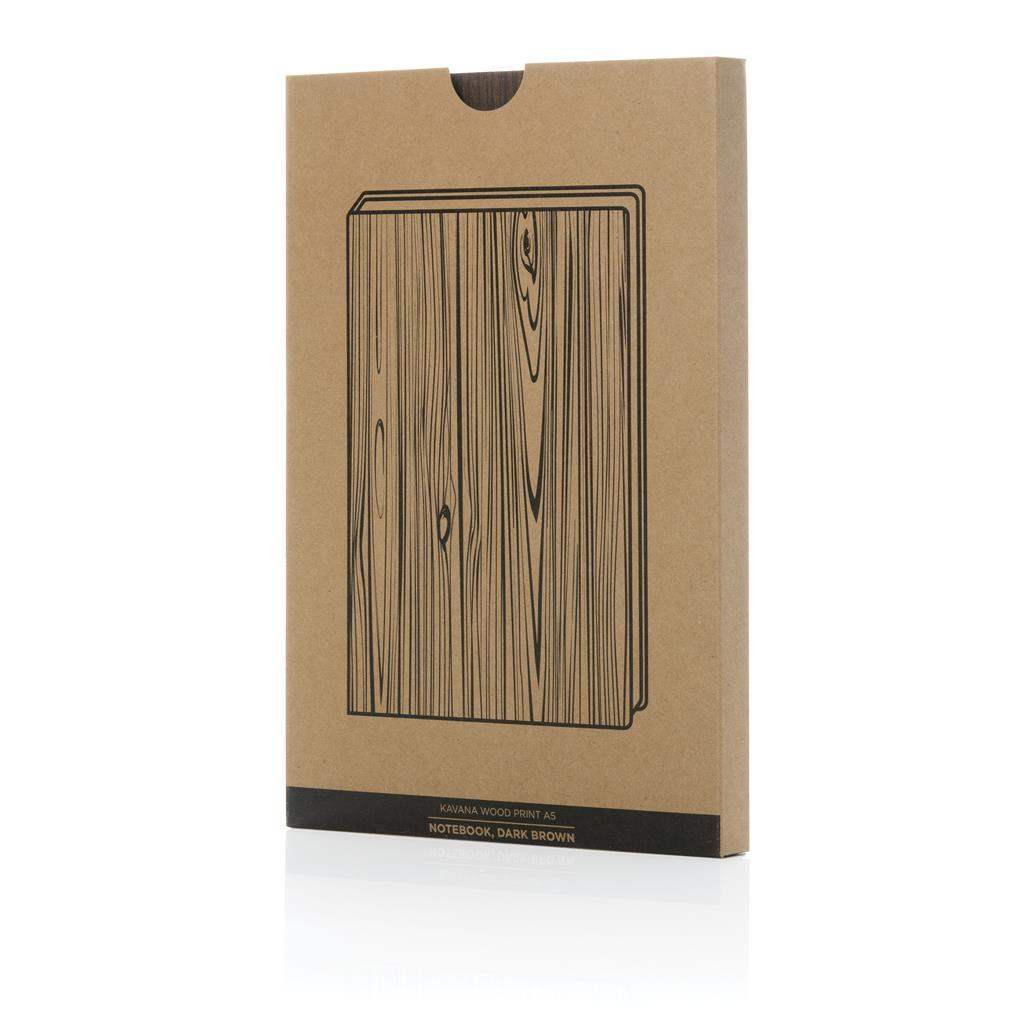 Kavana Wood Print A5 Notebook