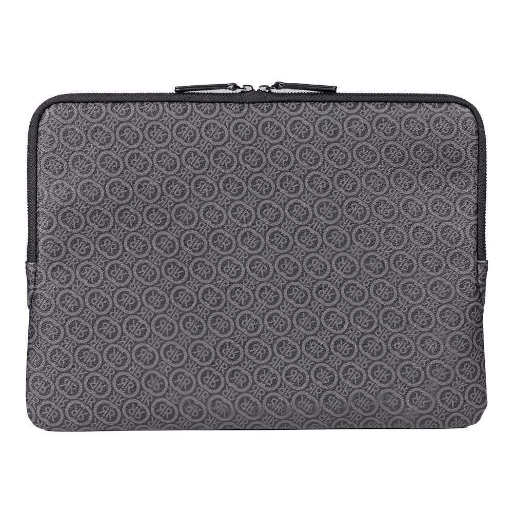 Logomania Grey Laptop Sleeve By Cerruti