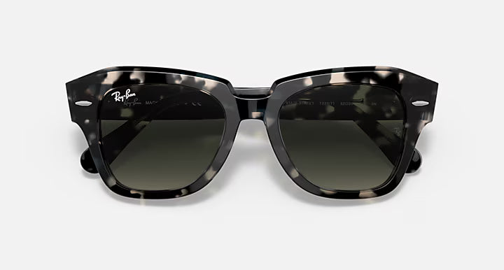 Ray-Ban State Street Fleck Sunglasses Grey Havana