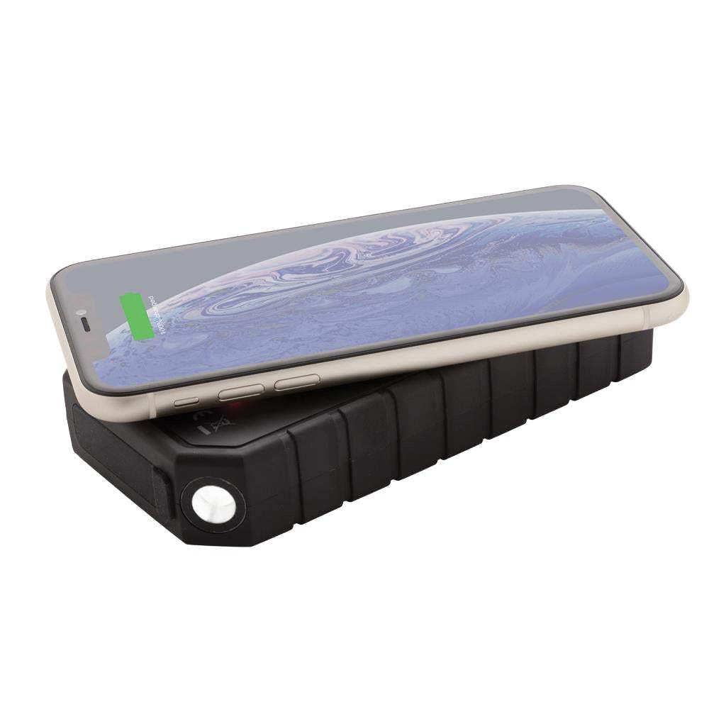 RCS Recycled Plastic Solar Powerbank with 10W Wireless