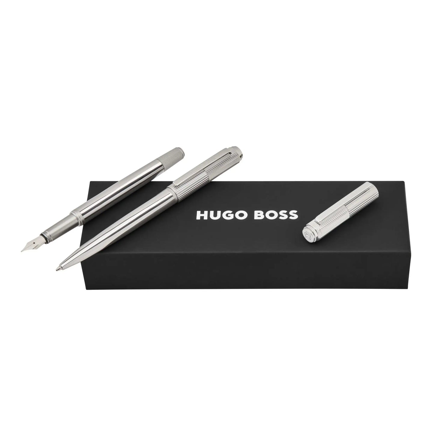 Striade Chrome Pen Set by Hugo Boss