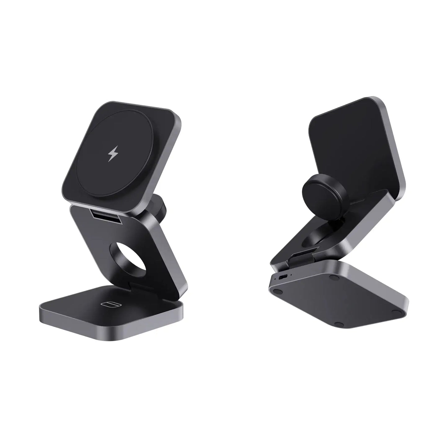 Terra RCS recycled aluminum foldable 3 in 1 15W charger