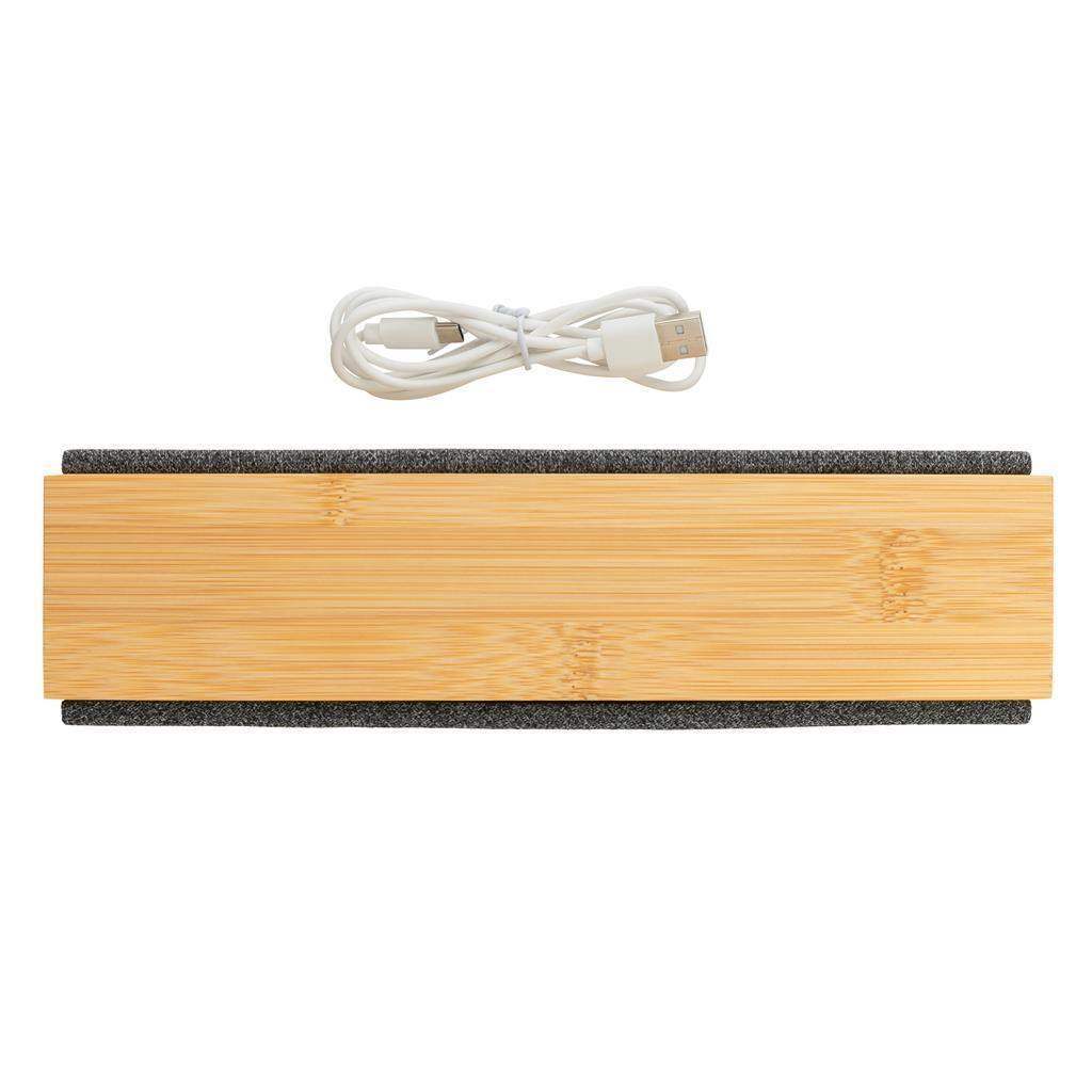 10W wireless bamboo speaker