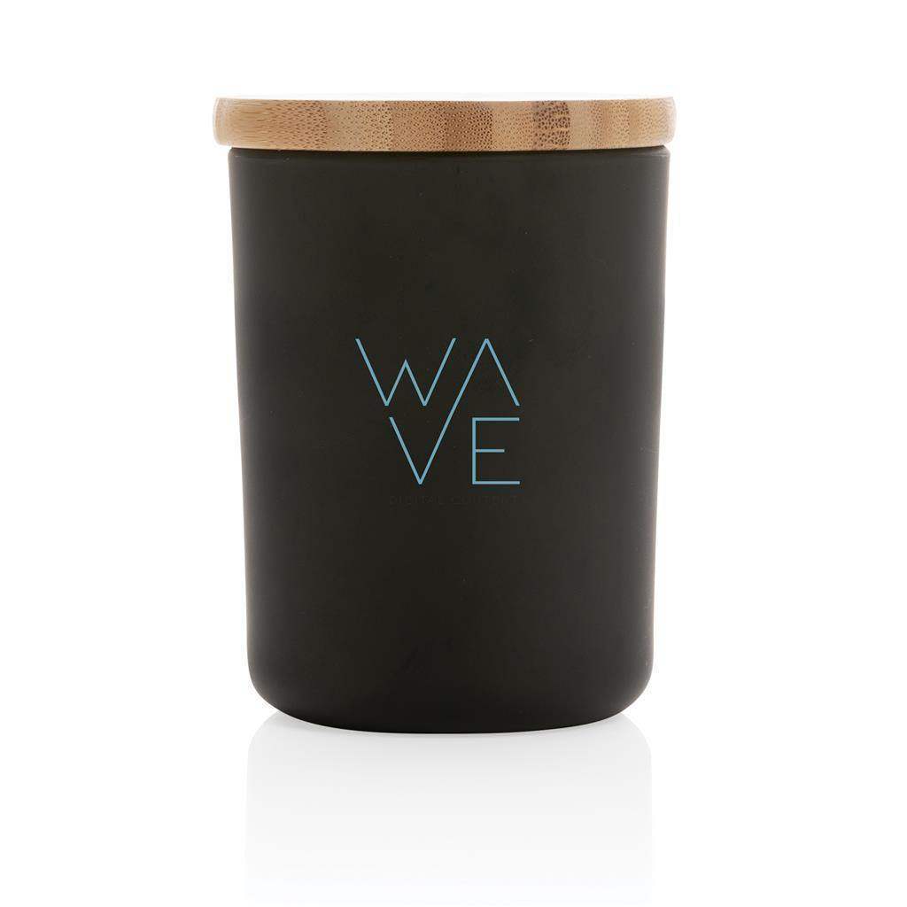 Deluxe Scented Candle with Bamboo Lid