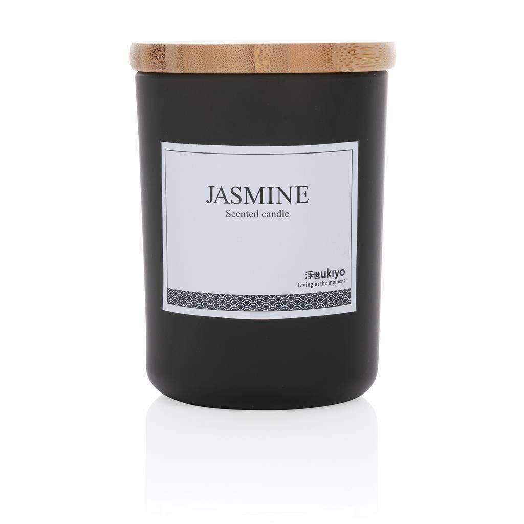 Deluxe Scented Candle with Bamboo Lid