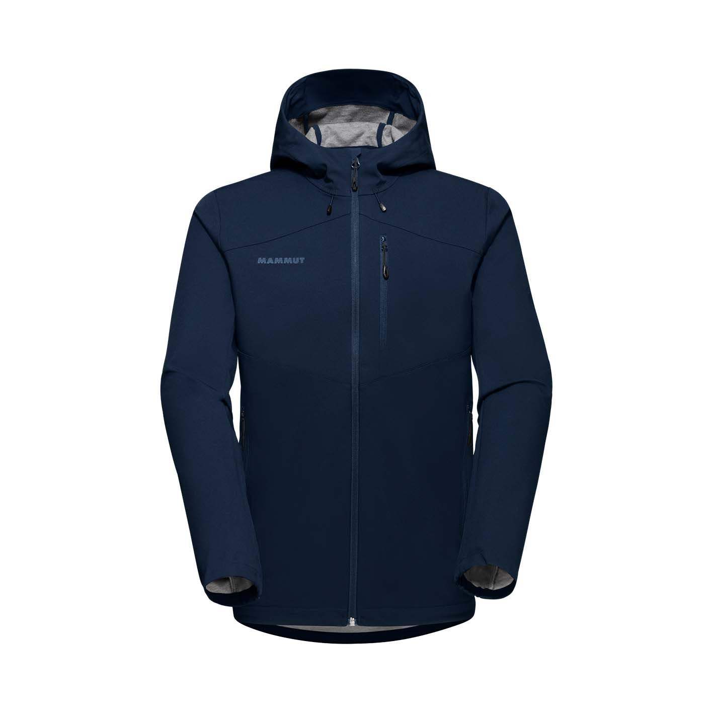 Men's Corporate Softshell Hooded Jacket by Mammut - The Luxury Promotional Gifts Company Limited