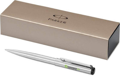 Parker Vector Ballpoint Pen Stainless Steel - The Luxury Promotional Gifts Company Limited