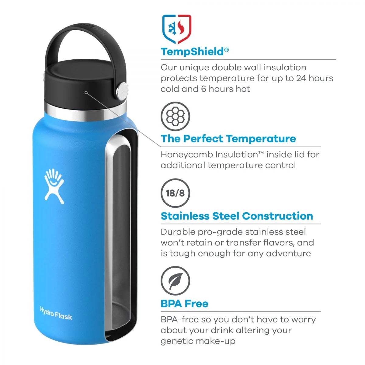 20 oz (591 ml) Wide Mouth Hydro Flask - The Luxury Promotional Gifts Company Limited
