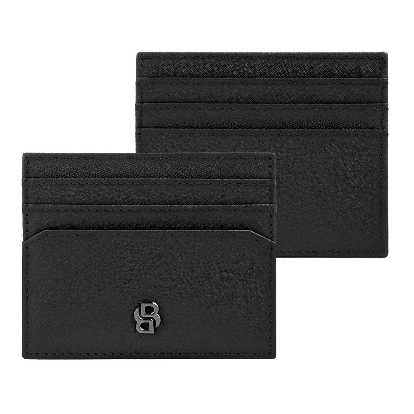 Double B Saffiano Card Holder by Hugo Boss