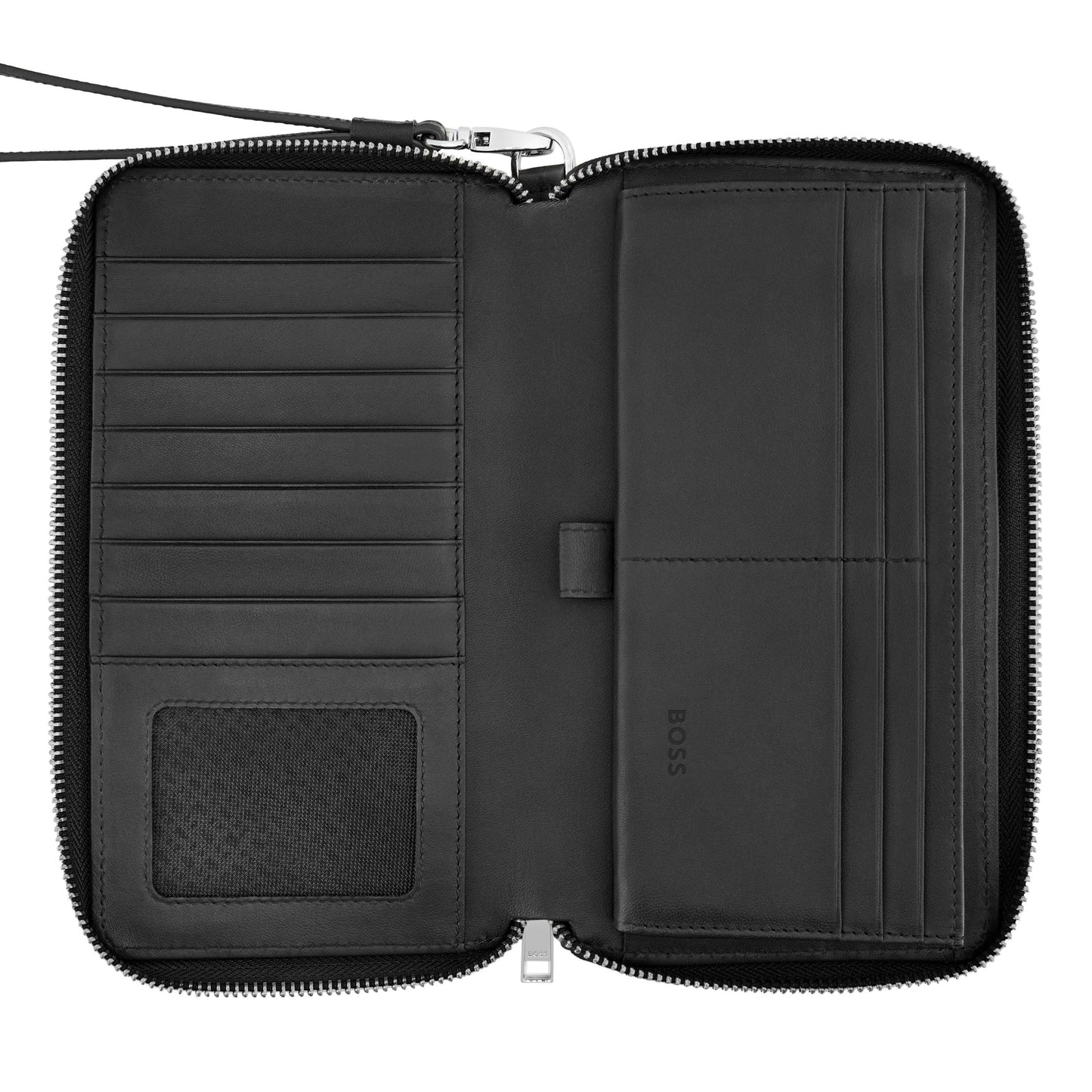 Grained Classic Travel Wallet by Hugo Boss