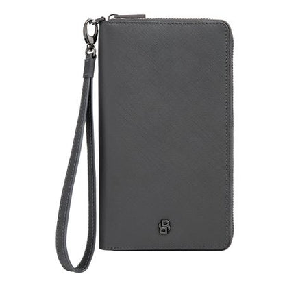 Double B Saffiano Passport Wallet by Hugo Boss