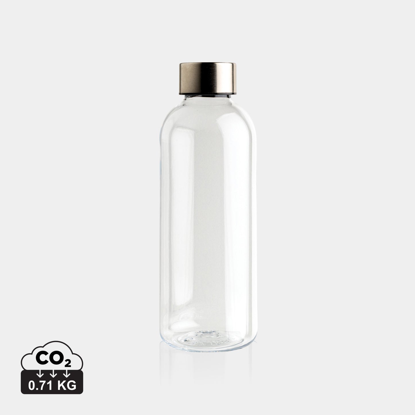 Leakproof water bottle with metallic lid