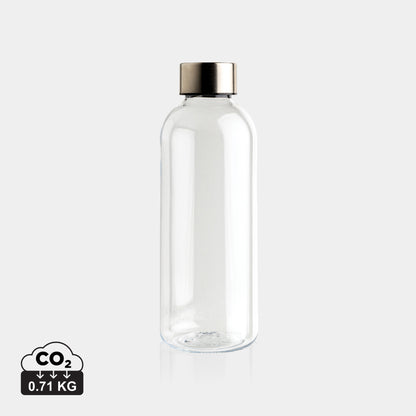 Leakproof water bottle with metallic lid