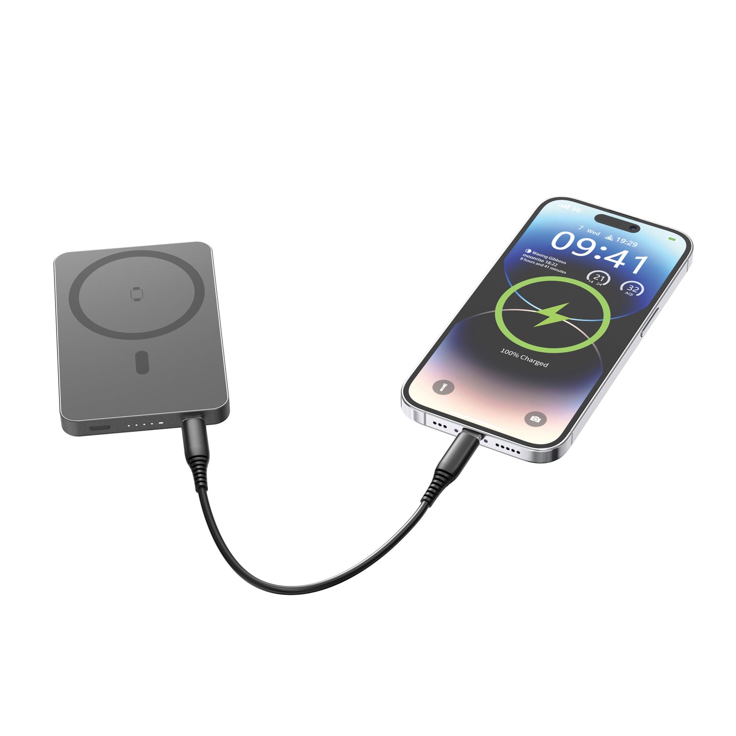 Marin 5000mAh magnetic 15W wireless powerbank
