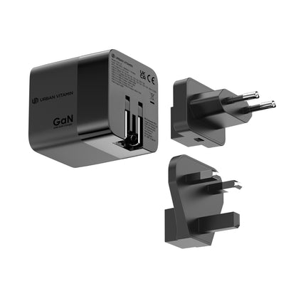 Mendocino 65W GaN charger retractable cable