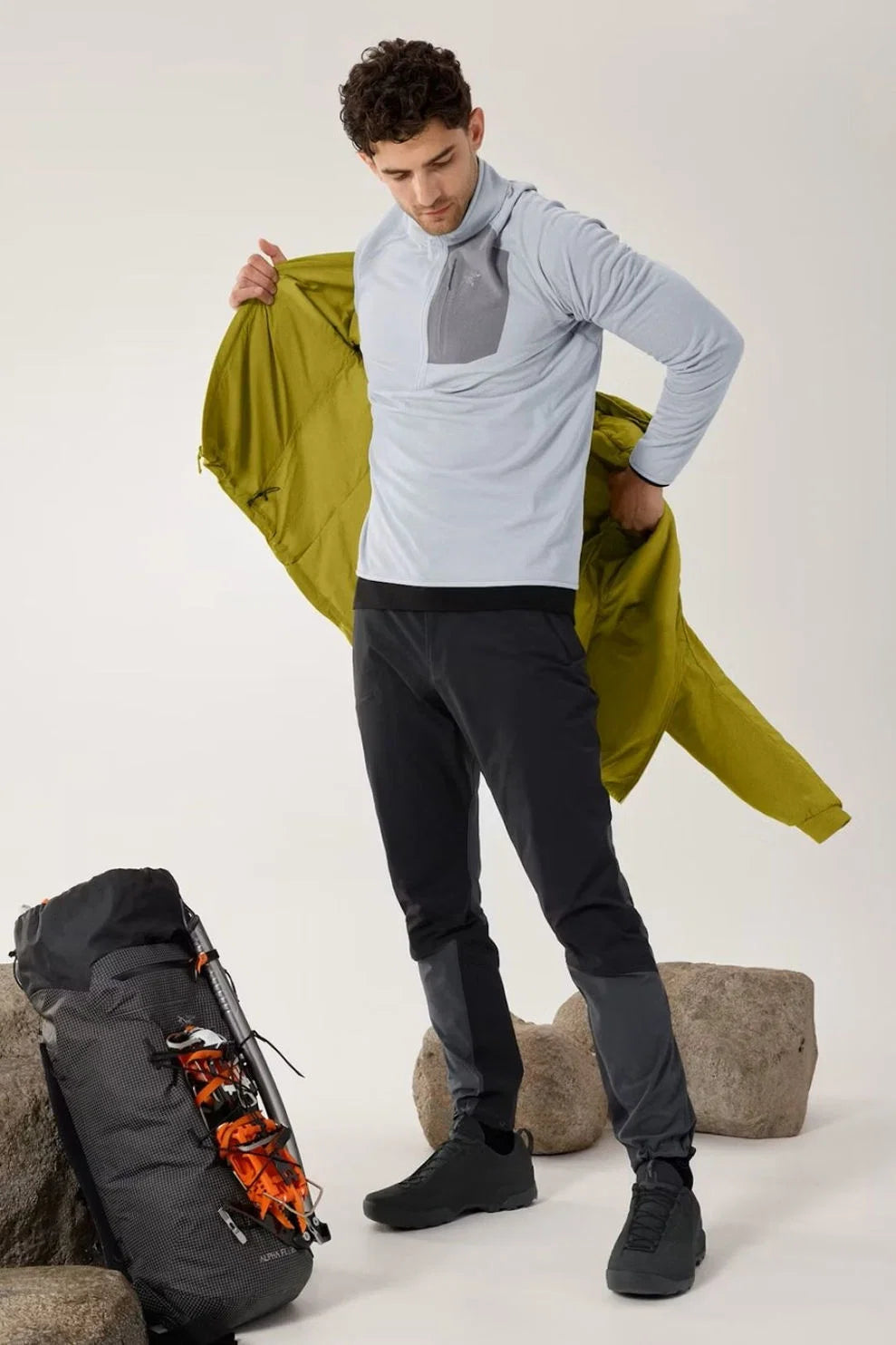 Mens Delta Half Zip Fleece by Arc'teryx