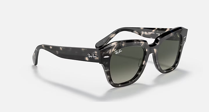 Ray-Ban State Street Fleck Sunglasses Grey Havana
