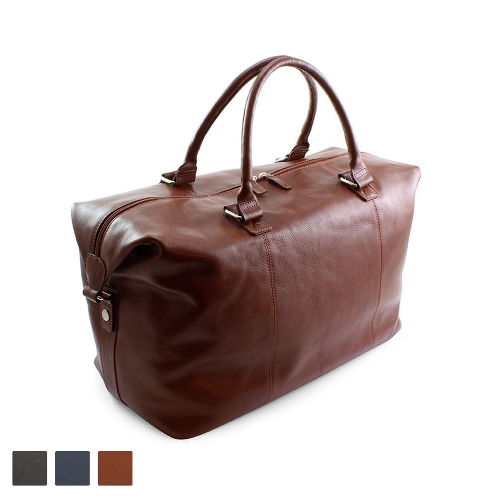 Sandringham Leather Weekender Bag