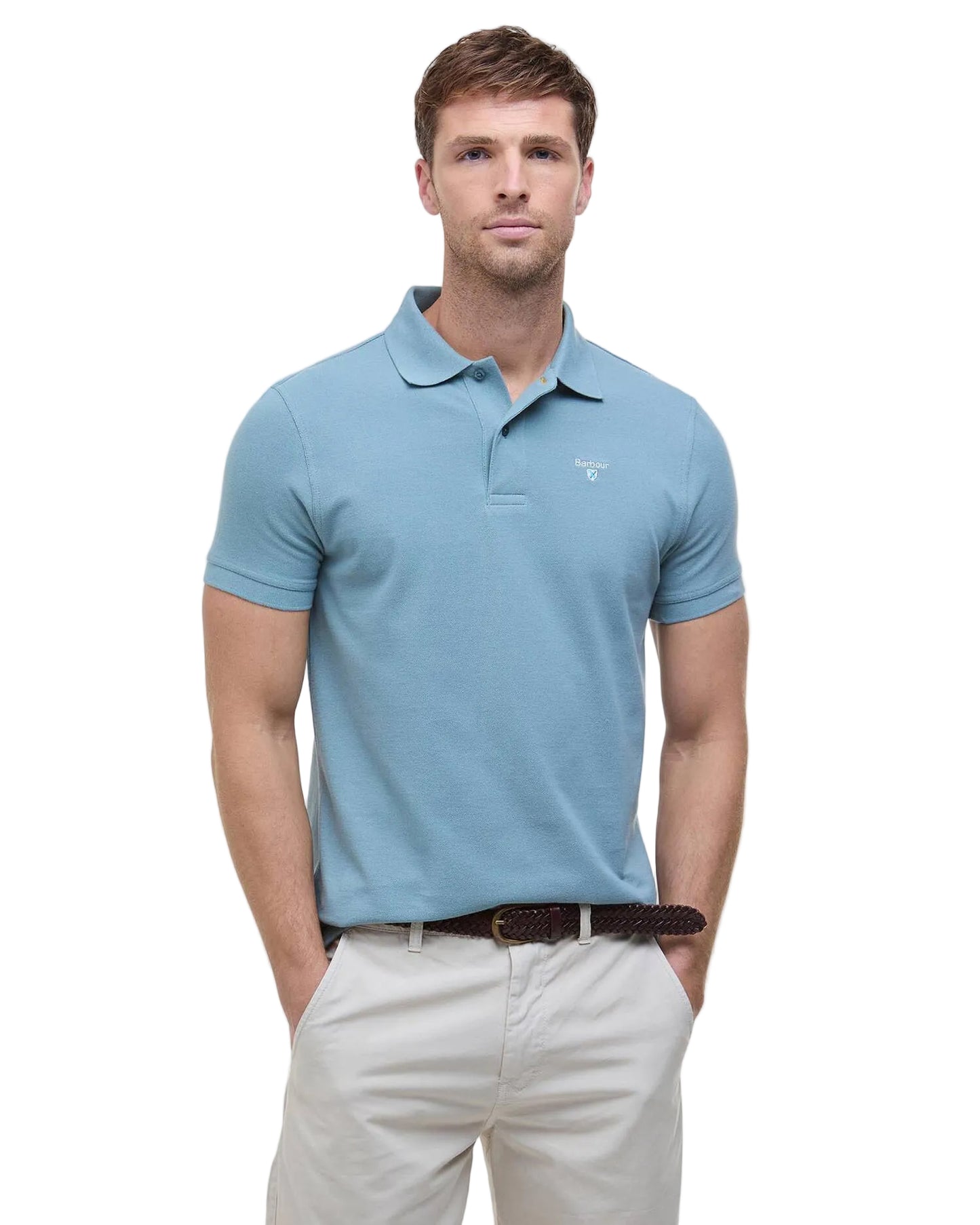 Barbour Men's Sports Short-Sleeved Polo Shirt