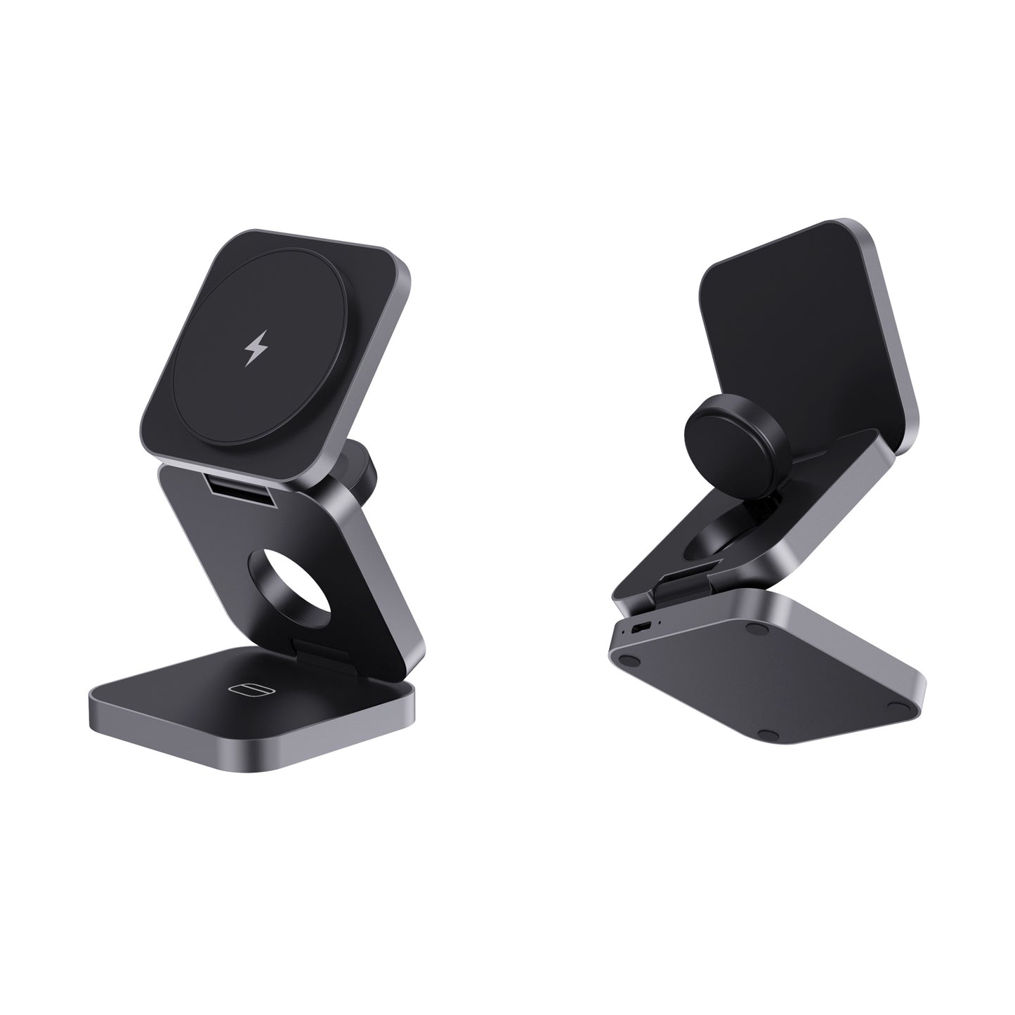 Terra RCS recycled aluminum foldable 3 in 1 15W charger