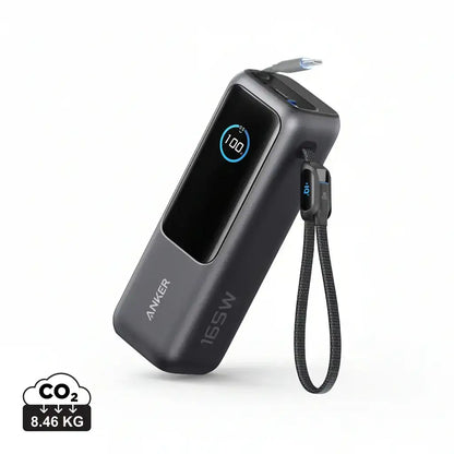 Anker Power Bank 25.000 mah 165W, Built-in retractable cable