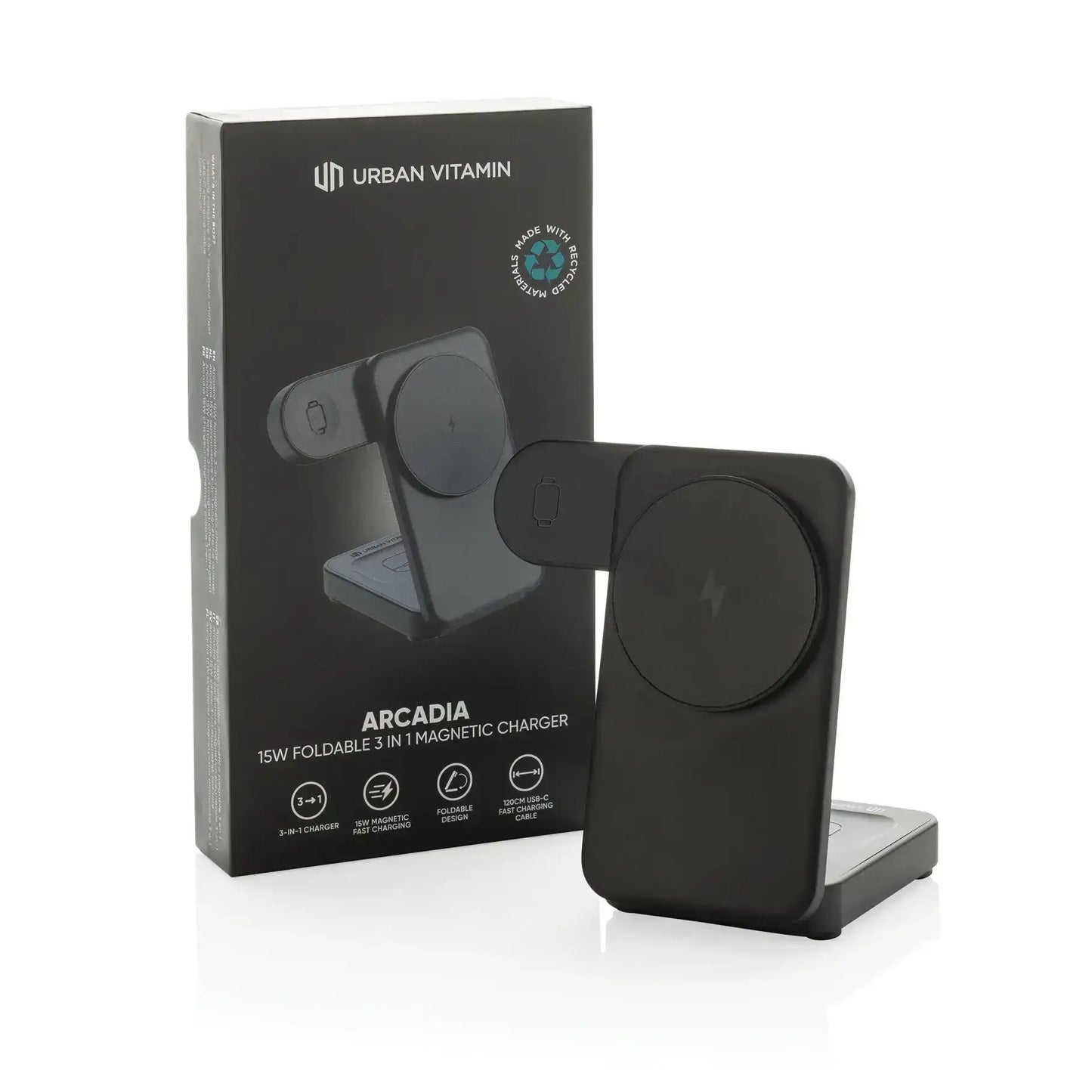 Arcadia RCS rplastic 15W 3in1 magnetic charger
