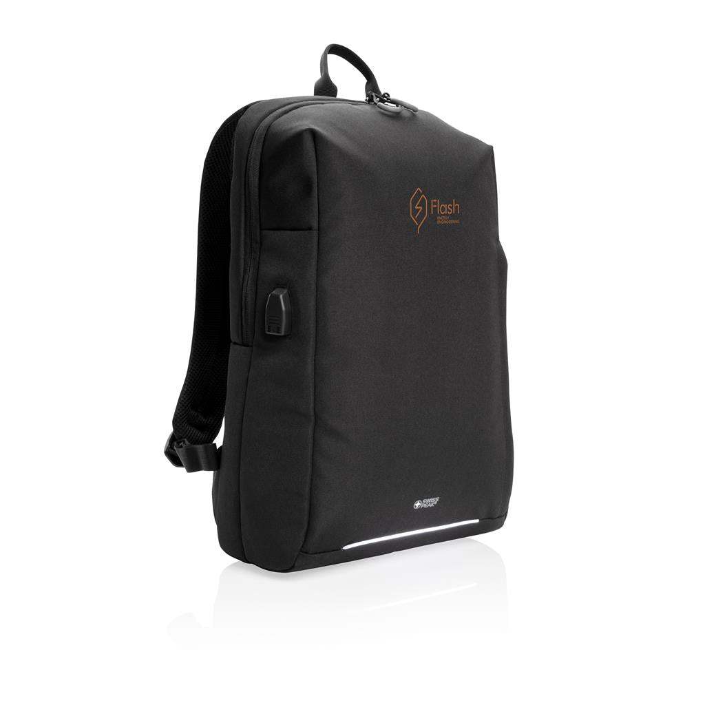 AWARE™ RFID and USB A Laptop Backpack - The Luxury Promotional Gifts Company Limited