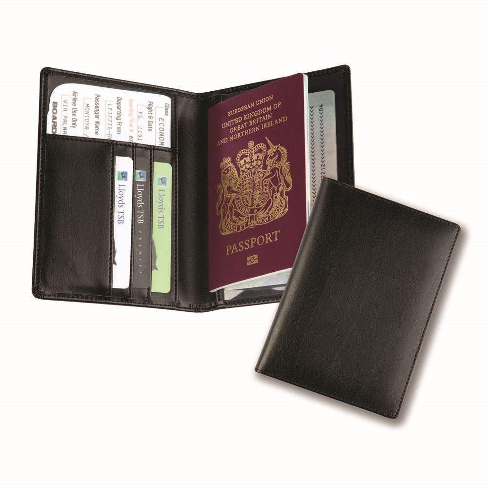 Balmoral Bonded Leather Deluxe Passport Holder - The Luxury Promotional Gifts Company Limited