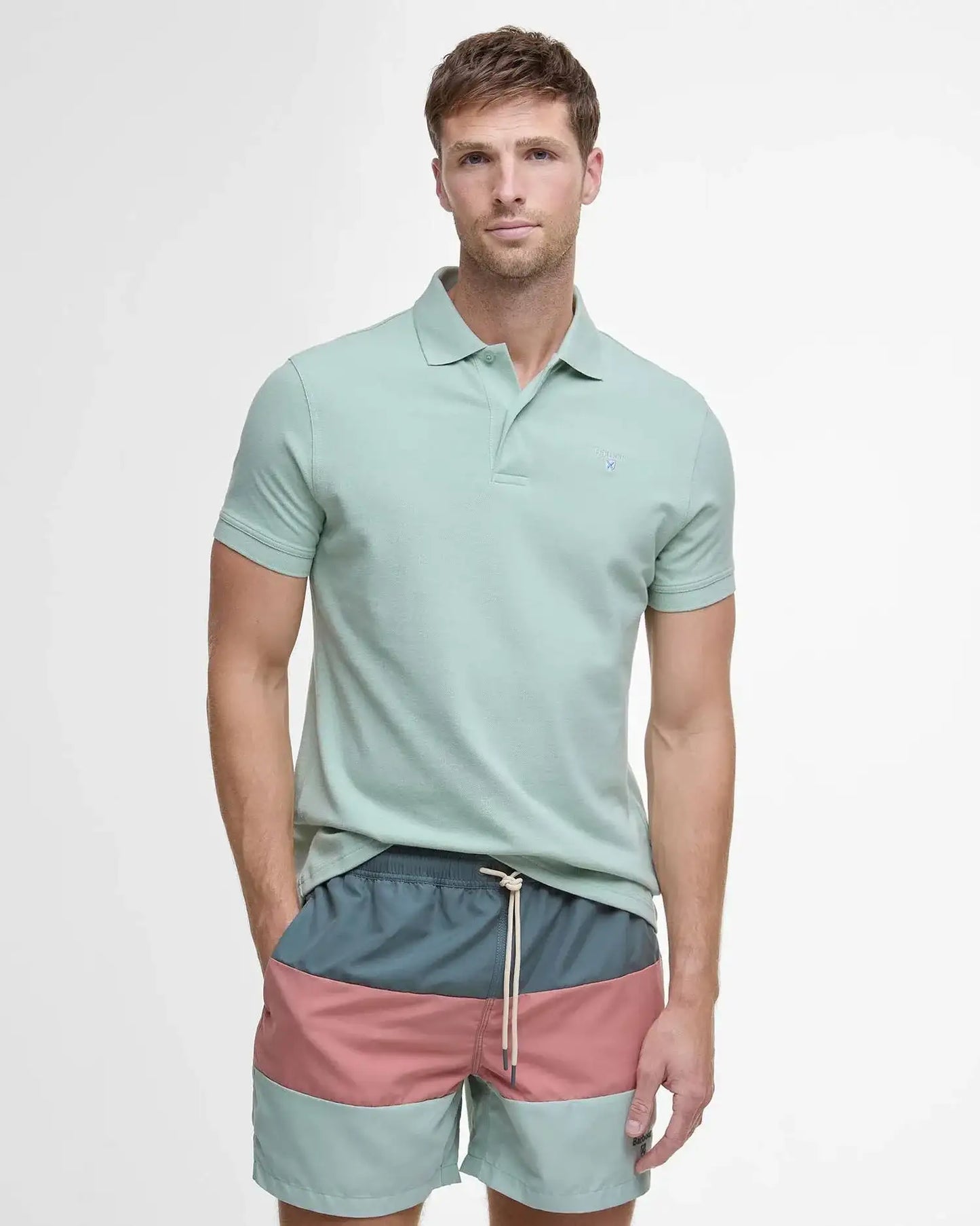 Barbour Men's Sports Short-Sleeved Polo Shirt