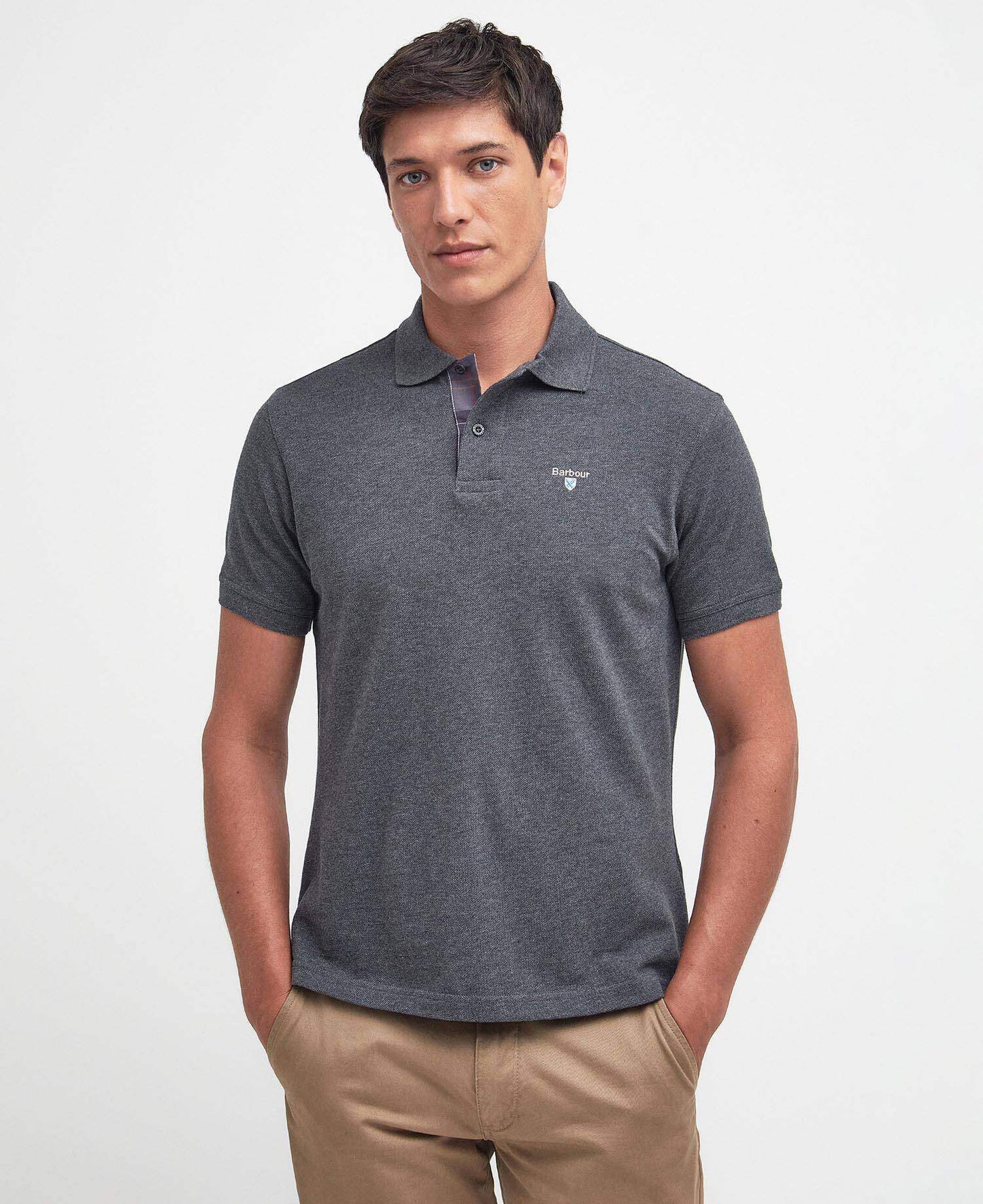 Barbour Men's Tartan Pique Polo Shirt