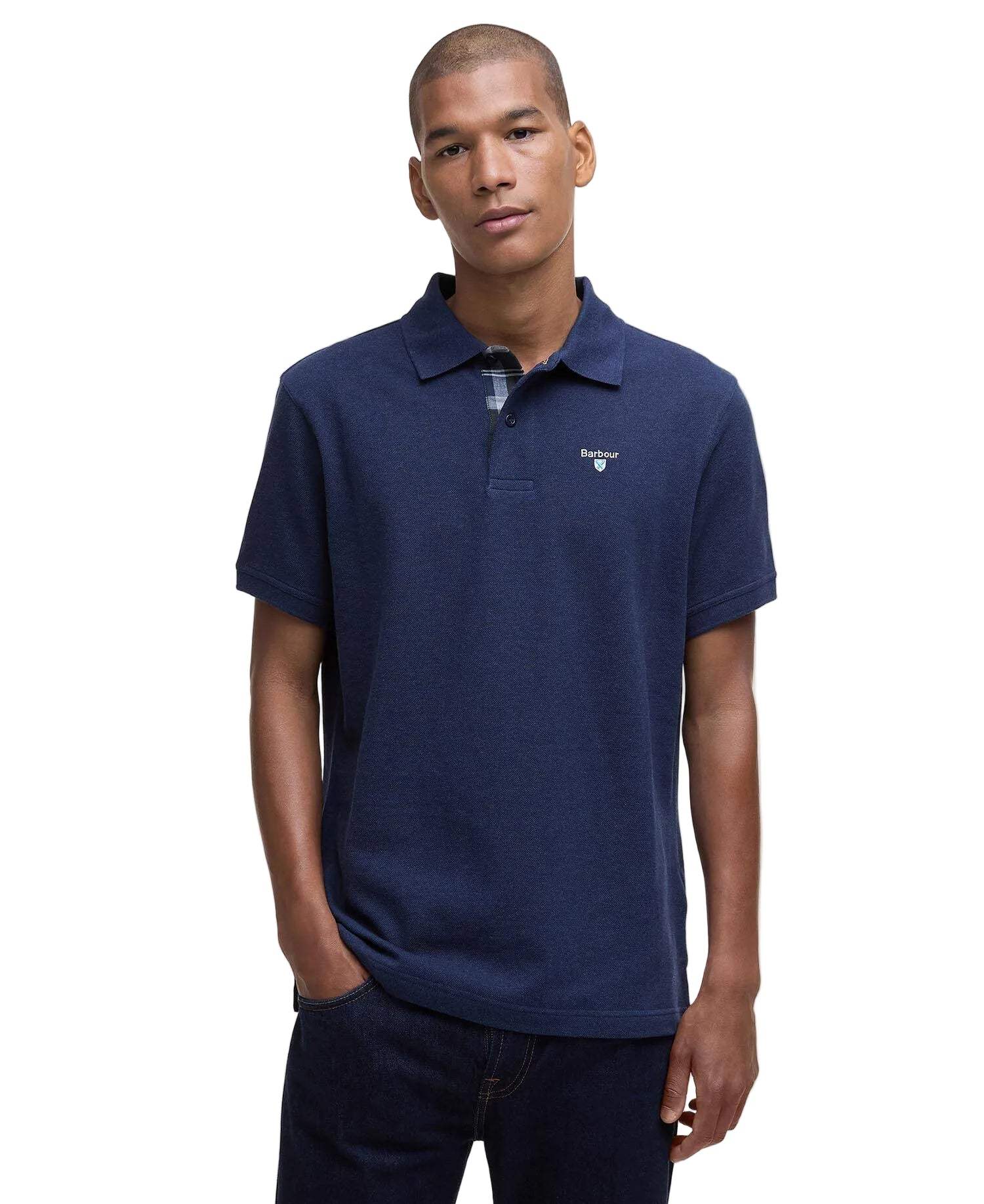 Barbour Men's Tartan Pique Polo Shirt