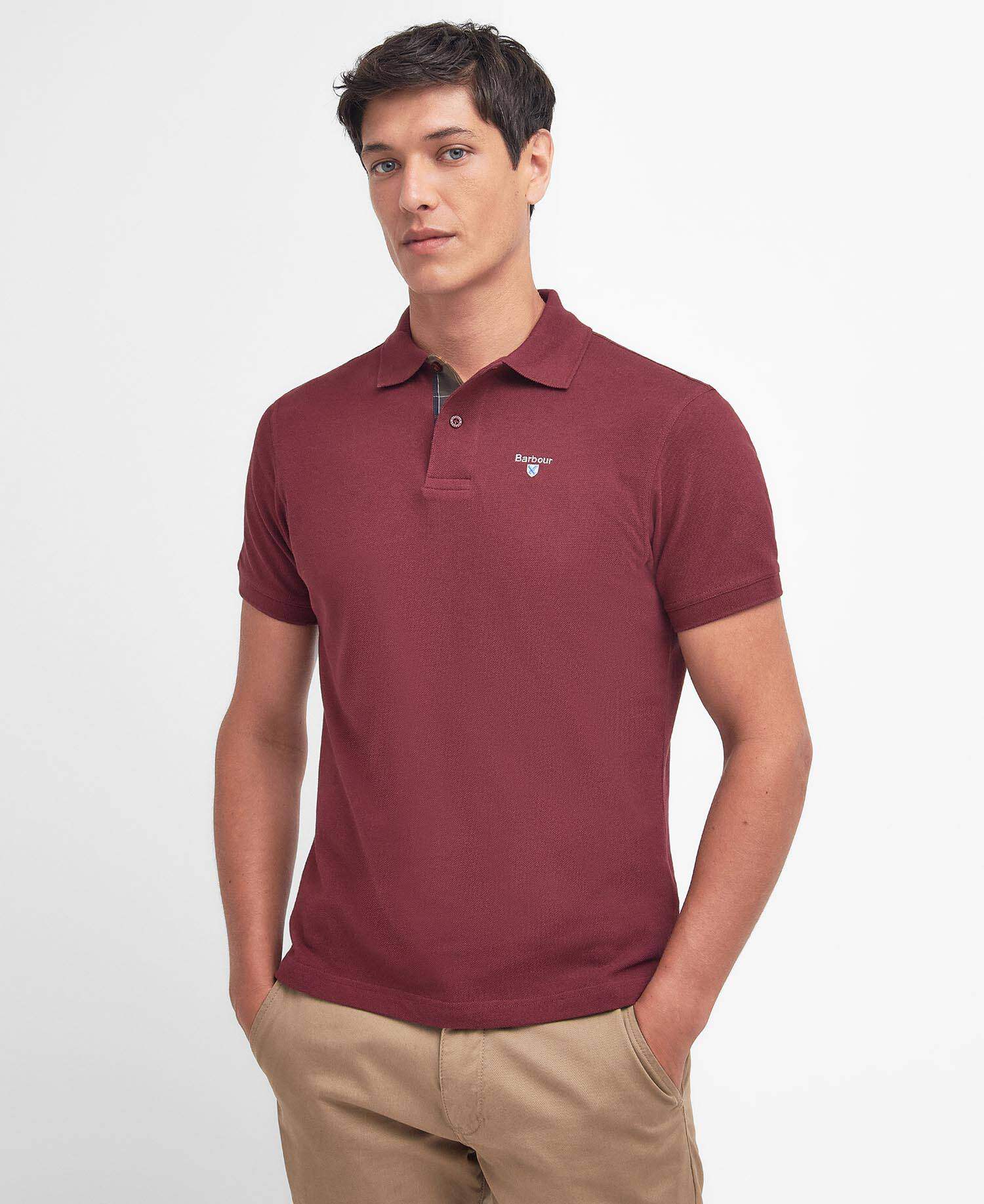 Barbour Men's Tartan Pique Polo Shirt