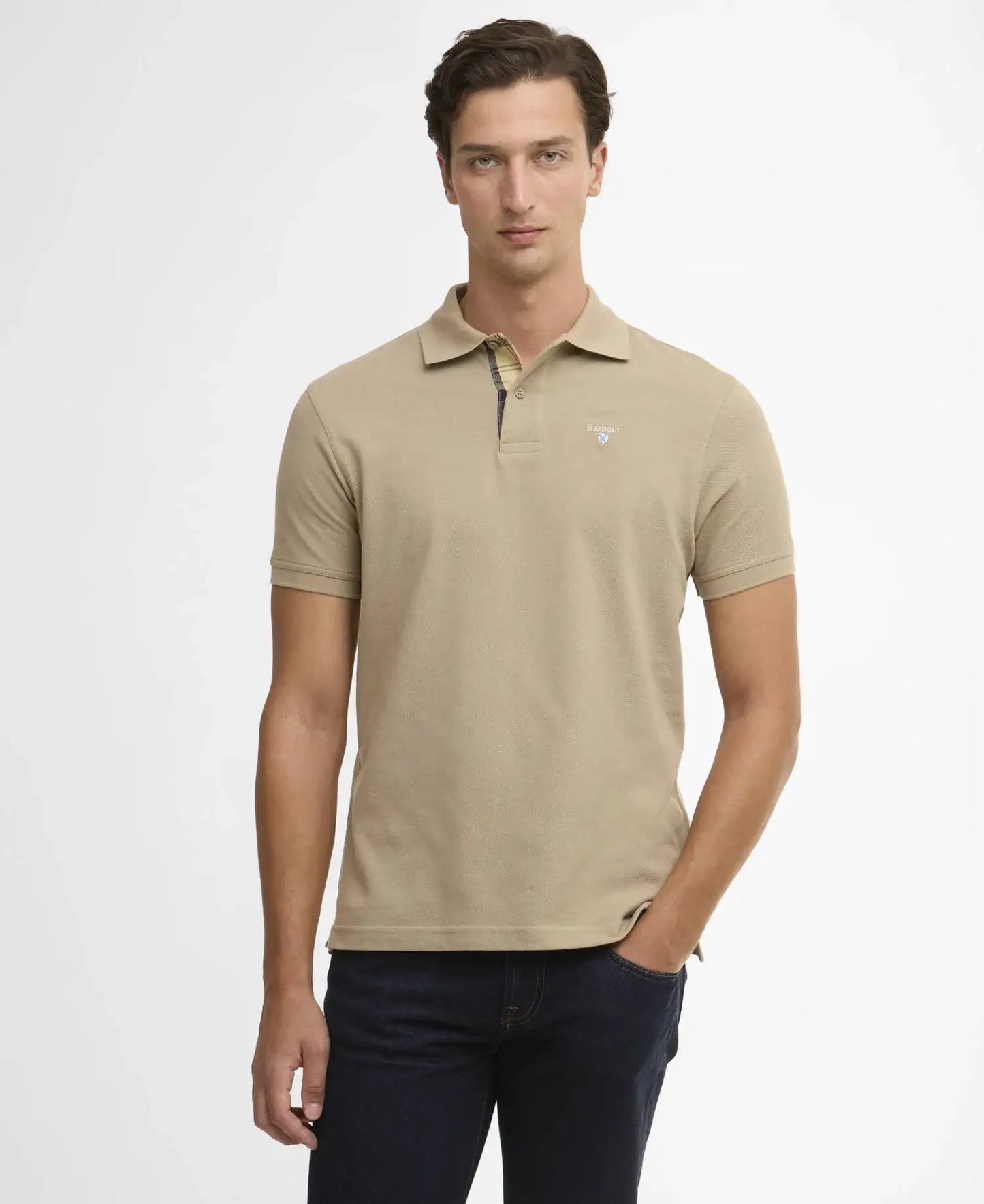 Barbour Men's Tartan Pique Polo Shirt