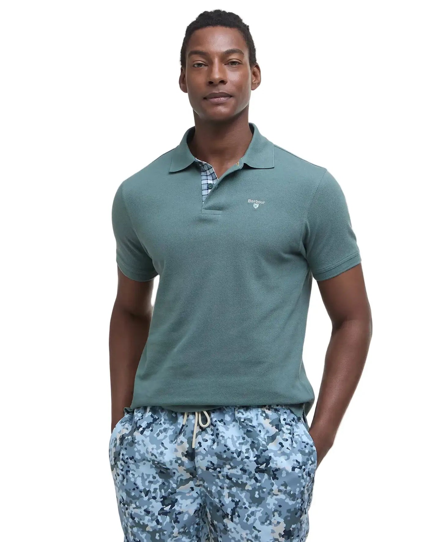 Barbour Men's Tartan Pique Polo Shirt