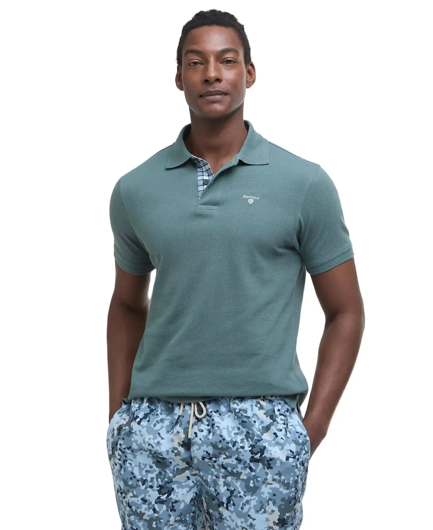 Barbour Men's Tartan Pique Polo Shirt