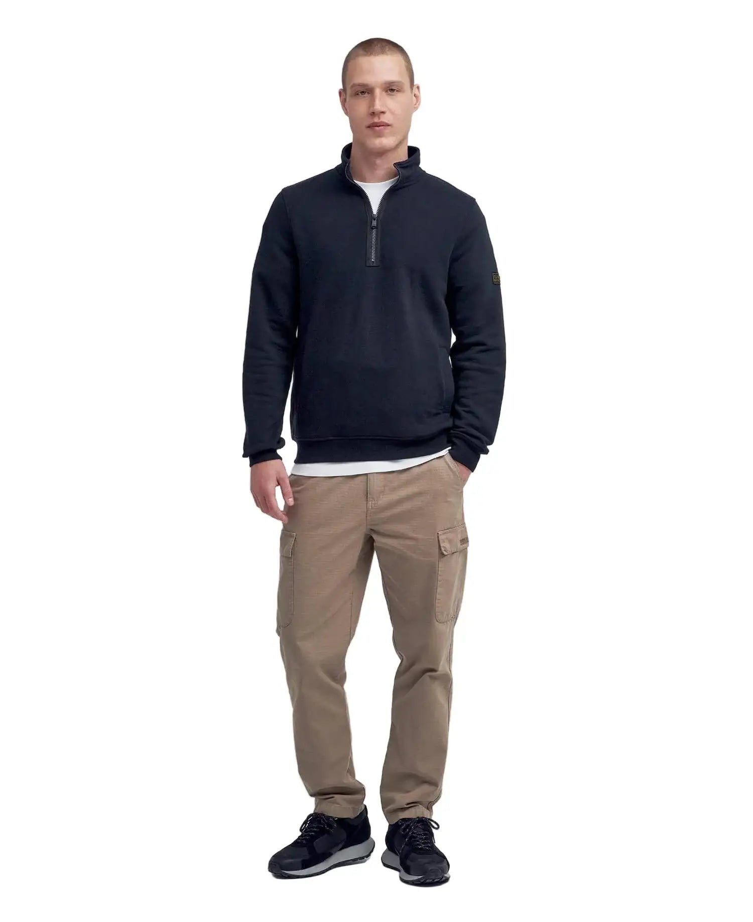 Barbour Outline Half-Zip Sweatshirt