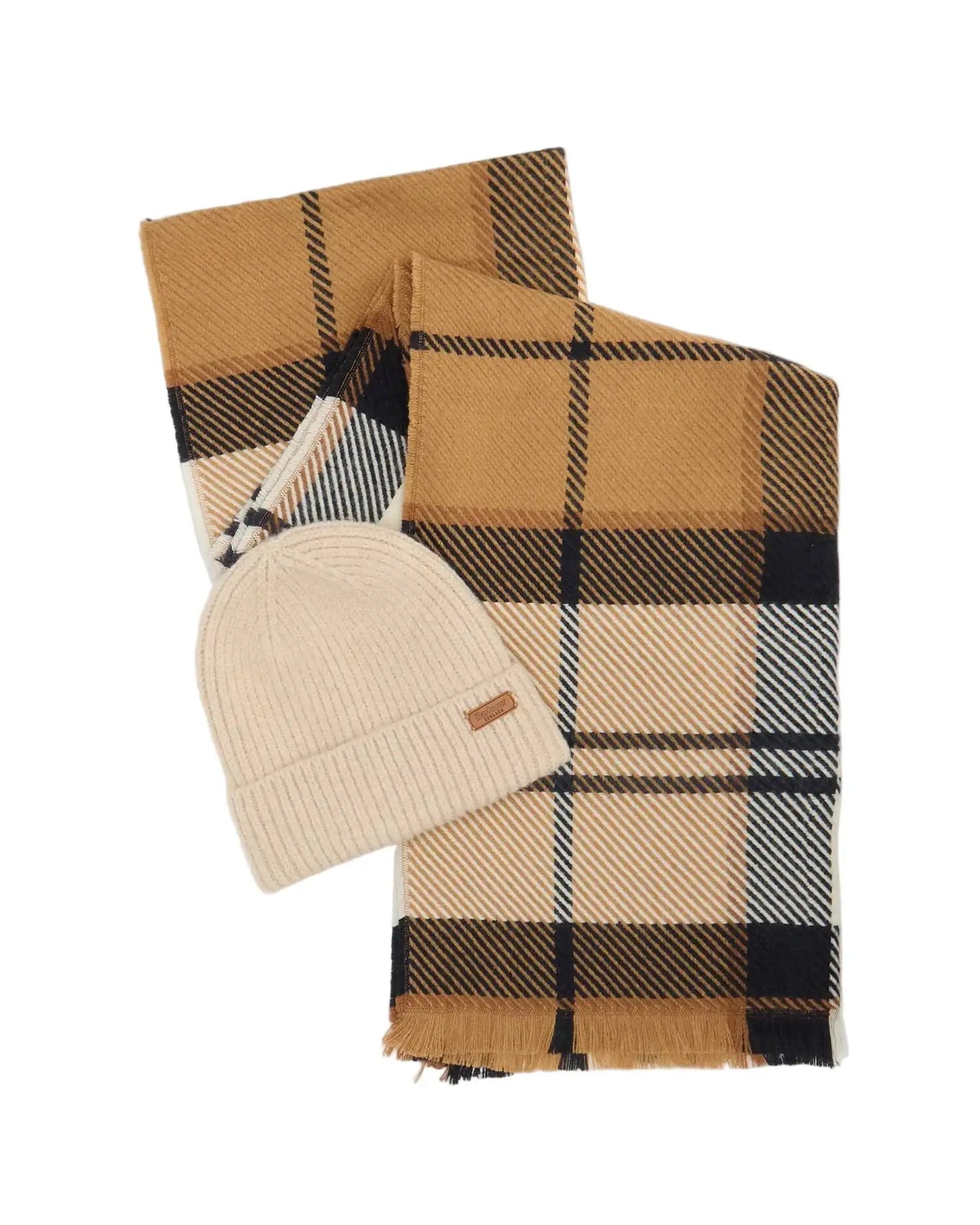 Barbour Pendle Beanie & Blair Scarf Gift Set