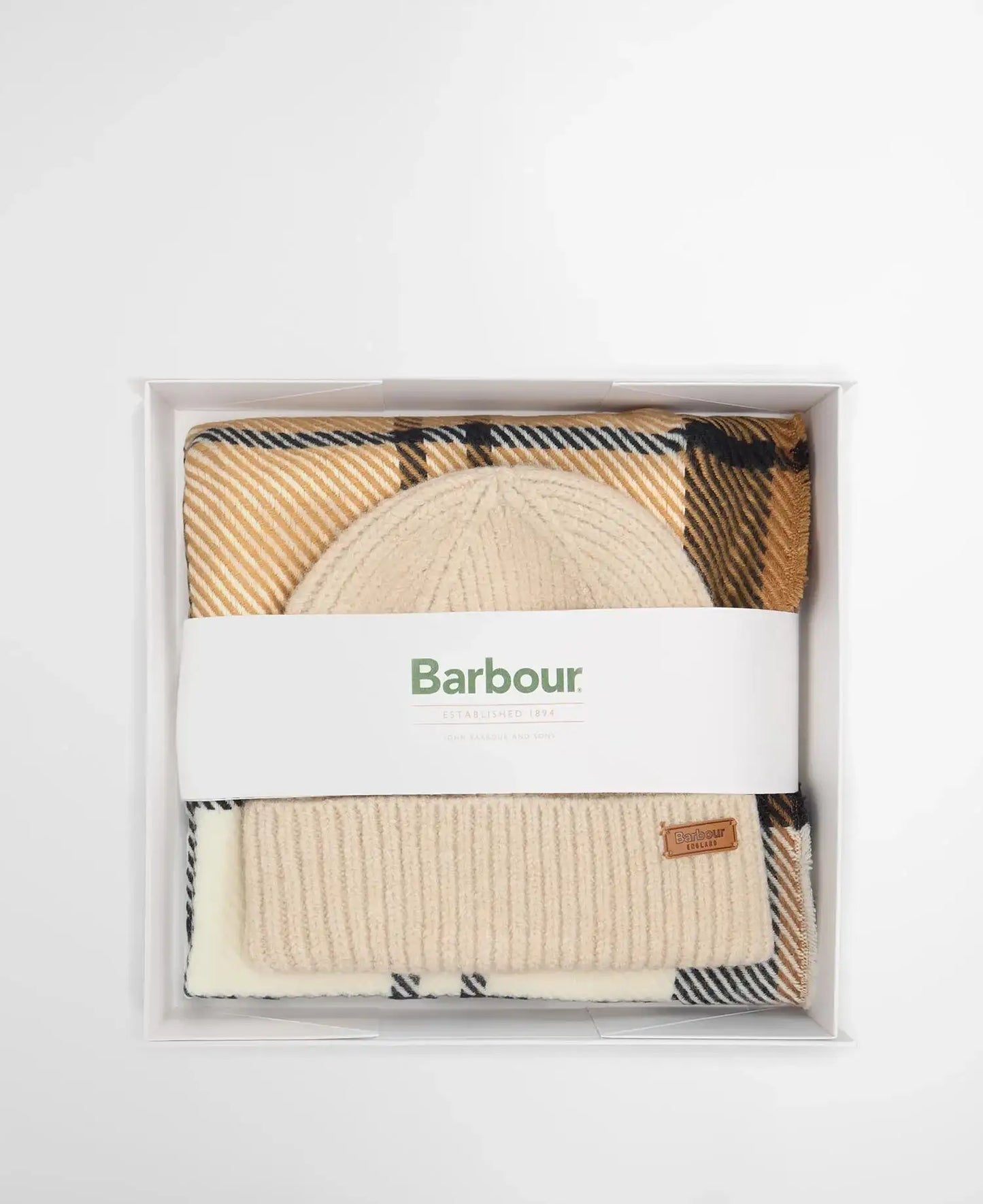 Barbour Pendle Beanie & Blair Scarf Gift Set