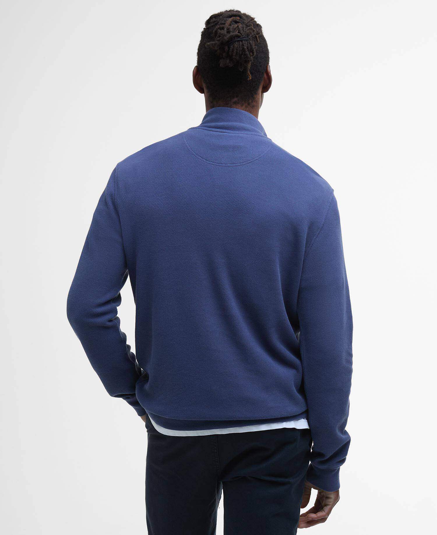 Barbour Pique Interlock Quarter-Zip Sweatshirt