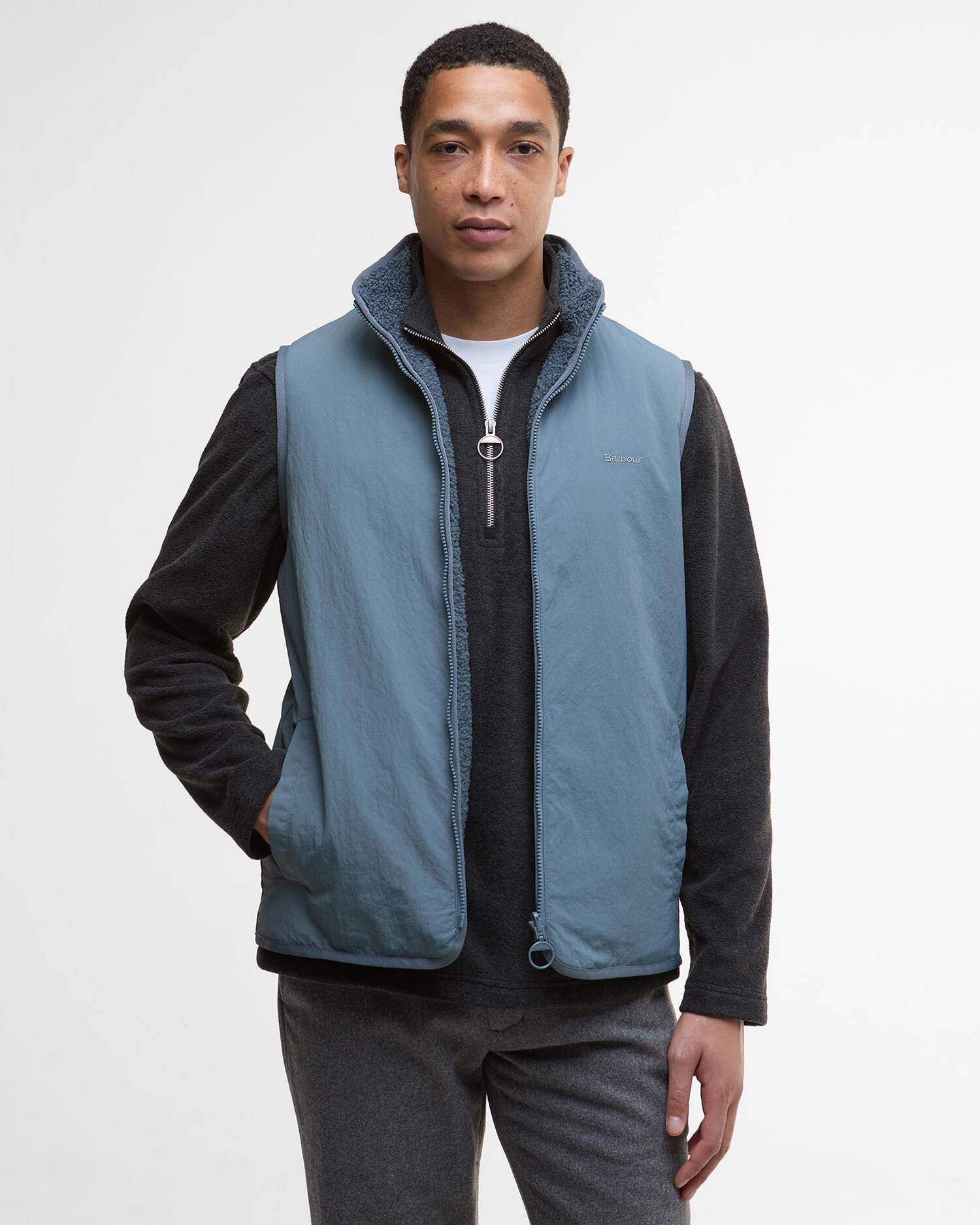 Barbour Reversible Fleece Gilet