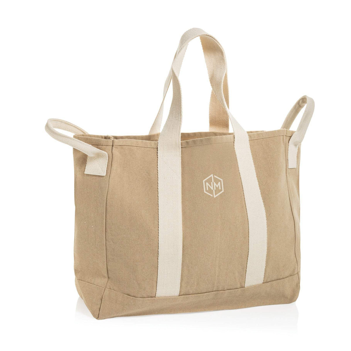 BEAU AWARE™ Beach bag 400gsm recycled canvas, with side hand