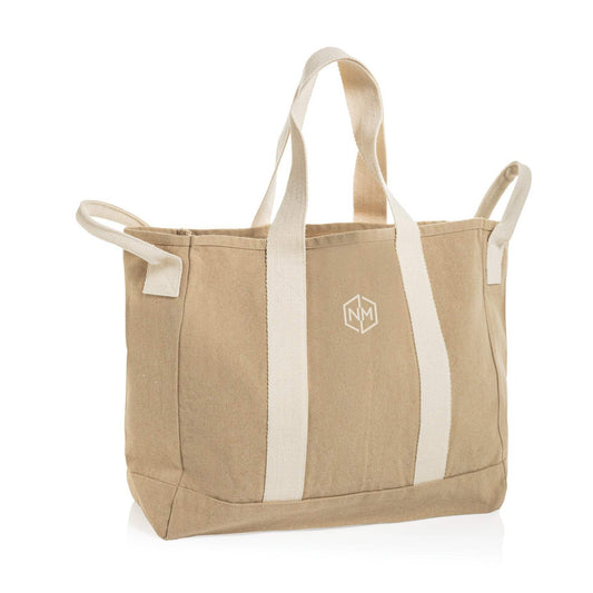 BEAU AWARE™ Beach bag 400gsm recycled canvas, with side hand