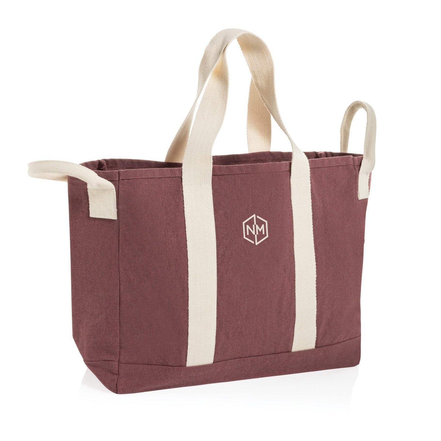 BEAU AWARE™ Beach bag 400gsm recycled canvas, with side hand