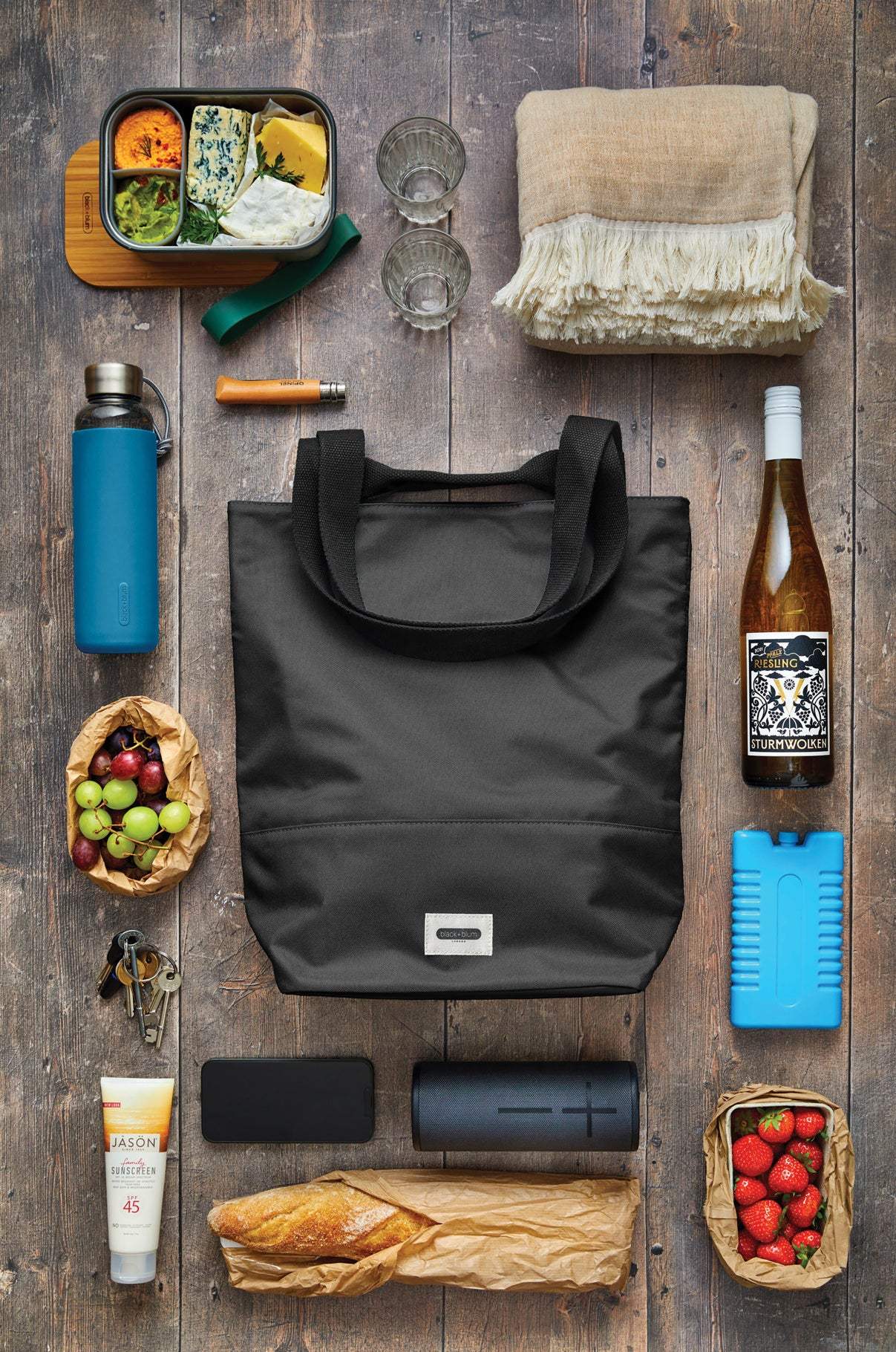 Black+Blum 16L Insulated Tote Cooler Bag
